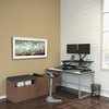 A Picture of product ALE-TT6030WG Alera® Reversible Laminate Table Top Rectangular, 59.38w x 29.5d, White/Gray