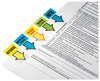 A Picture of product MMM-680SH12 Post-it® Flags Arrow Message 1" Page Sign Here, Yellow, 50 Flags/Dispenser, 12 Dispensers/Pack