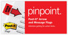 A Picture of product MMM-680SH2 Post-it® Flags Arrow Message 1" Page "Sign Here", Yellow, 50 Flags/Dispenser, 2 Dispensers/Pack