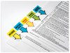 A Picture of product MMM-680SH2 Post-it® Flags Arrow Message 1" Page "Sign Here", Yellow, 50 Flags/Dispenser, 2 Dispensers/Pack