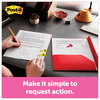 A Picture of product MMM-680SH2 Post-it® Flags Arrow Message 1" Page "Sign Here", Yellow, 50 Flags/Dispenser, 2 Dispensers/Pack