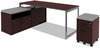 A Picture of product ALE-TT7230CM Alera® Reversible Laminate Table Top Rectangular, 71.5 x 29.5, Medium Cherry/Mahogany