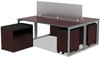 A Picture of product ALE-TT7230CM Alera® Reversible Laminate Table Top Rectangular, 71.5 x 29.5, Medium Cherry/Mahogany