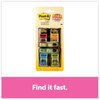 A Picture of product MMM-680SH4VA Post-it® Flags Arrow Message 1" Page 200 "Sign Here", 48 Four Colors, 248/Pack