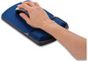 A Picture of product FEL-98741 Fellowes® Gel Wrist Supports Mouse Pad with Rest, 6.25 x 10.12, Black/Sapphire