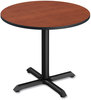 A Picture of product ALE-TTRD36CM Alera® Reversible Laminate Table Top Round, 35.5" Diameter, Medium Cherry/Mahogany