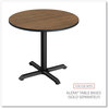 A Picture of product ALE-TTRD36EW Alera® Reversible Laminate Table Top Round, 35.5" Diameter, Espresso/Walnut