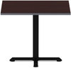 A Picture of product ALE-TTSQ36CM Alera® Reversible Laminate Table Top Square, 35.38w x 35.38d, Medium Cherry/Mahogany
