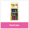 A Picture of product MMM-683VAD1 Post-it® Flags Small Page Flag Value Pack, 0.5 x 1.75, Assorted Colors, 280 48, 1/2" Arrows/Pack