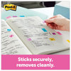 A Picture of product MMM-683XL1 Post-it® Flags 1/2" & 1" Flag Value Pack 0.5" and Page Nine Assorted Colors, 320/Pack