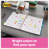 A Picture of product MMM-683XL1 Post-it® Flags 1/2" & 1" Flag Value Pack 0.5" and Page Nine Assorted Colors, 320/Pack