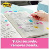 A Picture of product MMM-684SH Post-it® Flags Arrow Message 1/2" 0.5" Page w/Dispensers, "Sign Here", Asst Primary, 30 Dispenser, 4 Dispensers/Pack