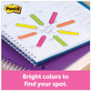 A Picture of product MMM-684SH Post-it® Flags Arrow Message 1/2" 0.5" Page w/Dispensers, "Sign Here", Asst Primary, 30 Dispenser, 4 Dispensers/Pack