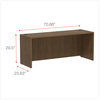 A Picture of product ALE-VA257224WA Alera® Valencia™ Series Credenza Shell 70.88w x 23.63d 29.5h, Modern Walnut