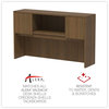 A Picture of product ALE-VA286015WA Alera® Valencia™ Series Hutch with Doors, 4 Compartments, 58.88w x 15d 35.38h, Modern Walnut