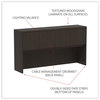 A Picture of product ALE-VA286615ES Alera® Valencia™ Series Hutch with Doors, 4 Compartments, 64.75w x 15d 35.38h, Espresso