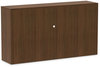 A Picture of product ALE-VA286615WA Alera® Valencia™ Series Hutch with Doors, 4 Compartments, 64.75w x 15d 35.38h, Modern Walnut