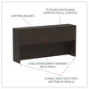 A Picture of product ALE-VA287215ES Alera® Valencia™ Series Hutch with Doors, 4 Compartments, 70.63w x 15d 35.38h, Espresso