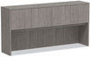 A Picture of product ALE-VA287215GY Alera® Valencia™ Series Hutch with Doors, 4 Compartments, 70.63w x 15d 35.38h, Gray