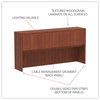 A Picture of product ALE-VA287215MC Alera® Valencia™ Series Hutch with Doors, 4 Compartments, 70.63w x 15d 35.38h, Medium Cherry