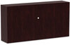 A Picture of product ALE-VA287215MY Alera® Valencia™ Series Hutch with Doors, 4 Compartments, 70.63w x 15d 35.38h, Mahogany