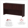 A Picture of product ALE-VA287215MY Alera® Valencia™ Series Hutch with Doors, 4 Compartments, 70.63w x 15d 35.38h, Mahogany