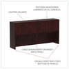 A Picture of product ALE-VA287215MY Alera® Valencia™ Series Hutch with Doors, 4 Compartments, 70.63w x 15d 35.38h, Mahogany