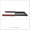 A Picture of product ALE-VA312414MC Alera® Valencia™ Series Center Drawer Laminate, 24.5w x 15d 2h, Medium Cherry
