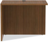 A Picture of product ALE-VA353624WA Alera® Valencia™ Series Reversible Return/Bridge Shell 35w x 23.63d 29.5h, Modern Walnut