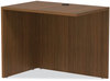 A Picture of product ALE-VA353624WA Alera® Valencia™ Series Reversible Return/Bridge Shell 35w x 23.63d 29.5h, Modern Walnut