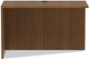 A Picture of product ALE-VA354824WA Alera® Valencia™ Series Reversible Return/Bridge Shell 47.25w x 23.63d 29.5h, Modern Walnut