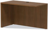 A Picture of product ALE-VA354824WA Alera® Valencia™ Series Reversible Return/Bridge Shell 47.25w x 23.63d 29.5h, Modern Walnut