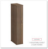 A Picture of product ALE-VA621224WA Alera® Valencia™ Series Wardrobe 11.88w x 22.78d 65h, Modern Walnut