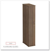 A Picture of product ALE-VA621224WA Alera® Valencia™ Series Wardrobe 11.88w x 22.78d 65h, Modern Walnut