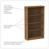 A Picture of product ALE-VA635632WA Alera® Valencia™ Series Bookcase Four-Shelf, 31.75w x 14d 54.88h, Modern Walnut