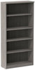 A Picture of product ALE-VA636632GY Alera® Valencia™ Series Bookcase Five-Shelf, 31.75w x 14d 64.75h, Gray