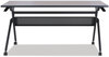 A Picture of product ALE-VA7276BK Alera® Flip and Nest Table Base 55.88w x 23.63d 28.5h, Black