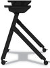 A Picture of product ALE-VA7276BK Alera® Flip and Nest Table Base 55.88w x 23.63d 28.5h, Black