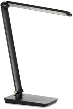 Safco® Vamp™ Lighting Multi-pivot Neck, 16.75" High, Black, Ships in 1-3 Business Days