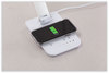 A Picture of product SAF-1009BL Safco® Vamp™ LED Wireless Charging Lamp Multi-pivot Neck, 16.75" High, Black, Ships in 1-3 Business Days
