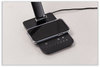 A Picture of product SAF-1009BL Safco® Vamp™ LED Wireless Charging Lamp Multi-pivot Neck, 16.75" High, Black, Ships in 1-3 Business Days