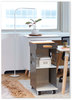 A Picture of product SAF-1017WH Safco® Resi® LED Floor Lamp Gooseneck, 60" Tall, White, Ships in 1-3 Business Days