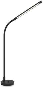 Safco® Resi® LED Desk Lamp Gooseneck, 18.5' High, Black, Ships in 1-3 Business Days