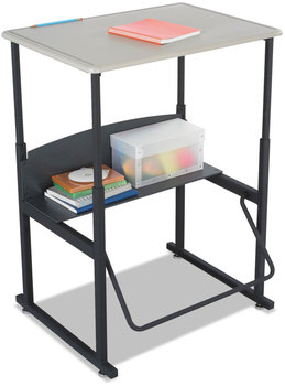 Safco® Alphabetter® Desks 28" x 20" 26" to 42", Beige