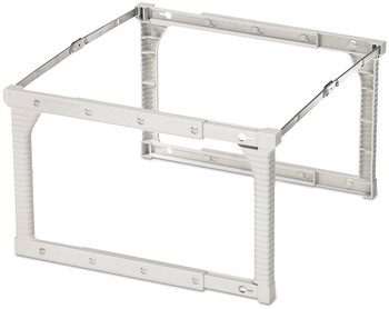 Pendaflex® Plastic Snap-Together Hanging Folder Frame Legal/Letter Size, 18" to 27" Long, White/Silver Accents