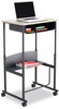 A Picture of product SAF-1210BL Safco® Carpet Casters for AlphaBetter® Desks 2.5" Wheel, Black, 4/Set