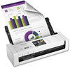 A Picture of product BRT-ADS1700W Brother ImageCenter™ ADS-1700W Wireless Dual CIS Scanner ADS1700W Compact Color Desktop with Duplex and Touchscreen