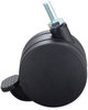 A Picture of product SAF-1211BL Safco® Hard Floor Casters for AlphaBetter® Desks 2.5" Wheel, Black, 4/Set