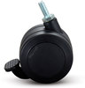 A Picture of product SAF-1211BL Safco® Hard Floor Casters for AlphaBetter® Desks 2.5" Wheel, Black, 4/Set