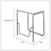 A Picture of product SAF-1221DE Safco® AlphaBetter® 2.0 Height-Adjustable Student Desk with Pendulum Bar Height-Adjust 27.75 x 19.75 22 to 30, Dry Erase, Ships in 1-3 Business Days
